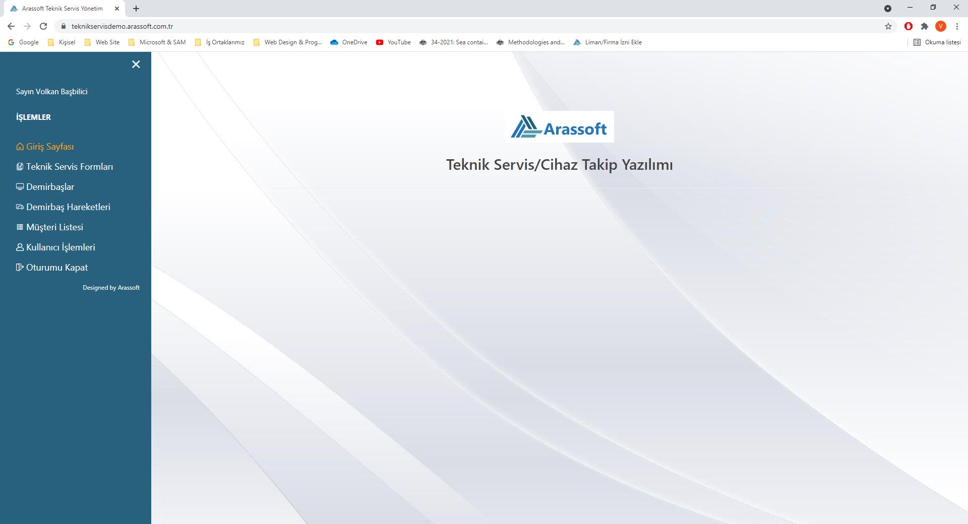 Arassoft Teknik Servis Takip